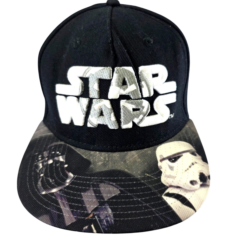 Star Wars Darth Vader & Stormtrooper Baseball Cap Hat Black/Gray Adult Snapback